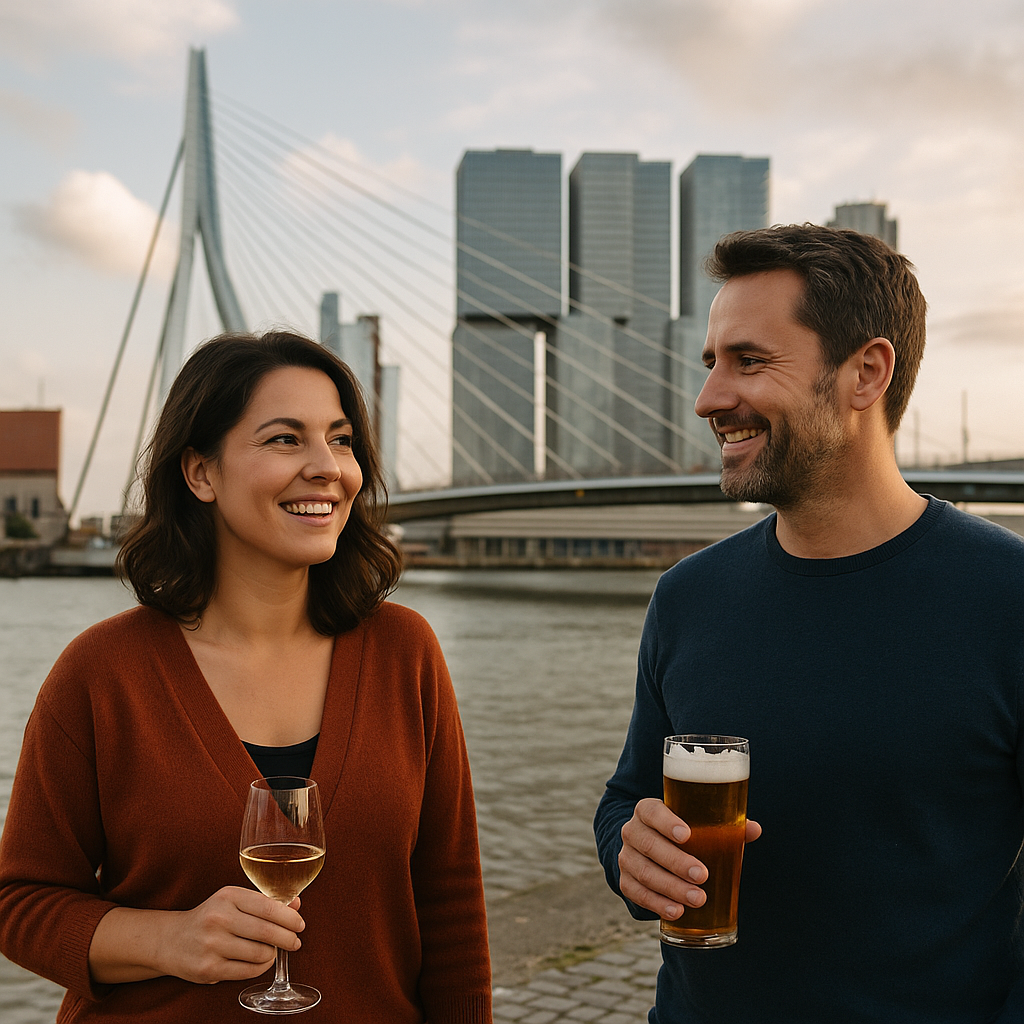 Singlesavond in Rotterdam – ontmoet andere vrijgezellen in een stad vol energie hoptodate